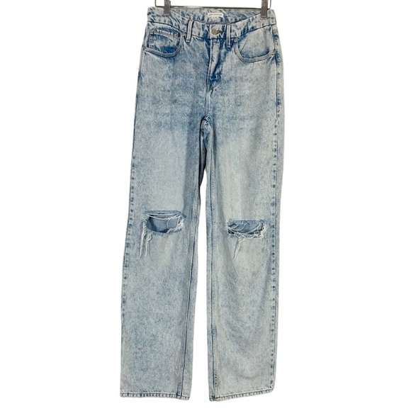 Good American Denim - Good American 90s High Rise Straight Leg Jeans Size 26